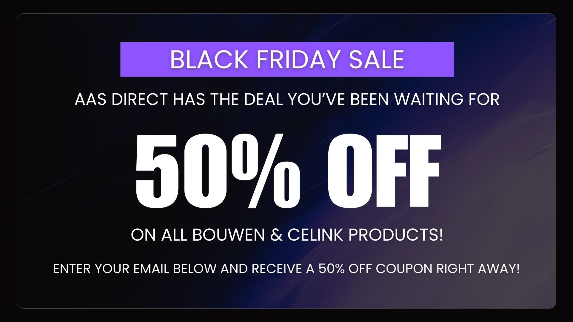 Black Friday Sale